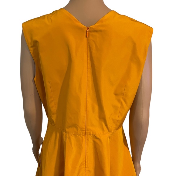 Jil sander Orange Flare Dress size 44/US:XL - Picture 9 of 13